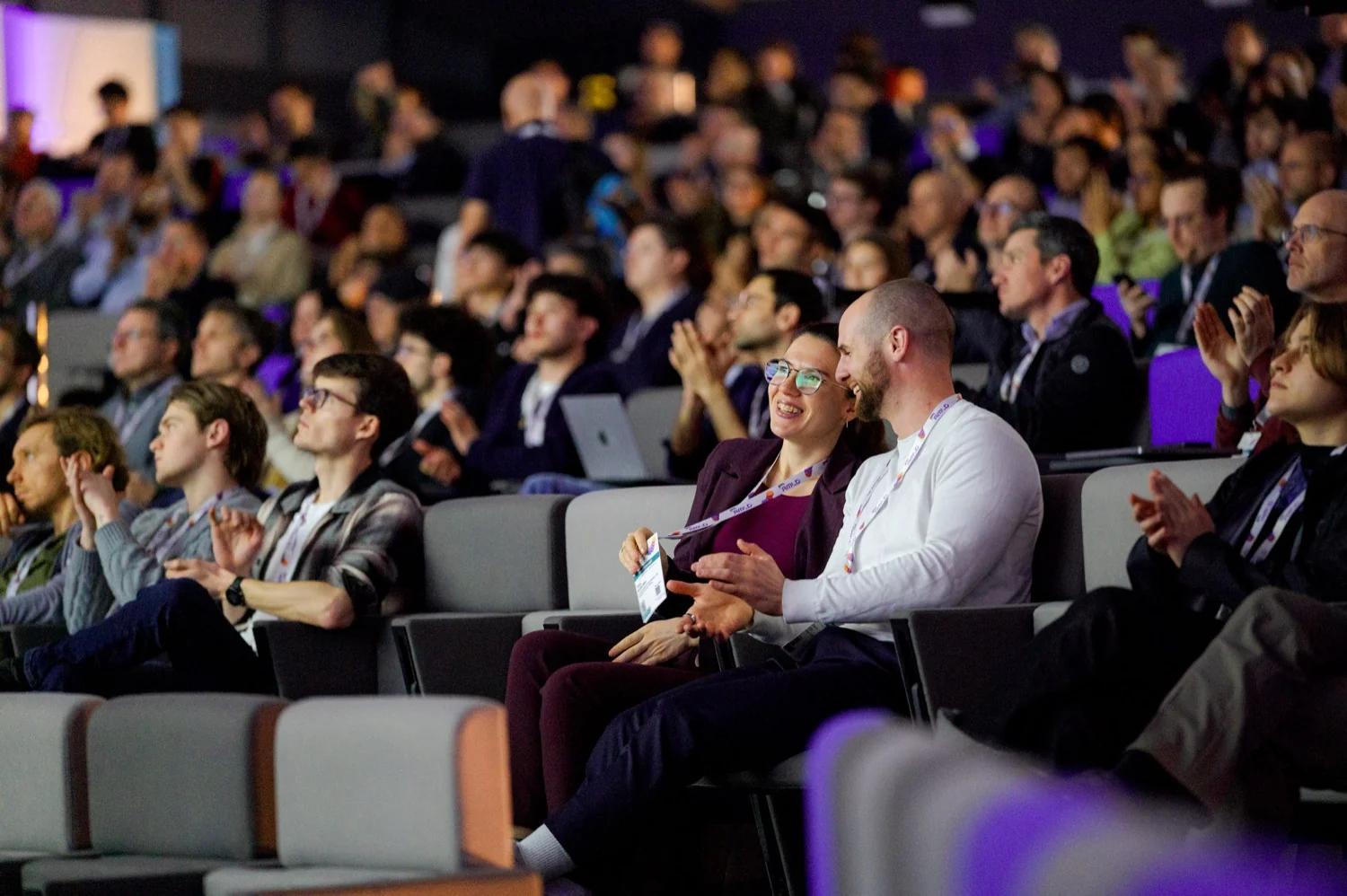 Clapping audience