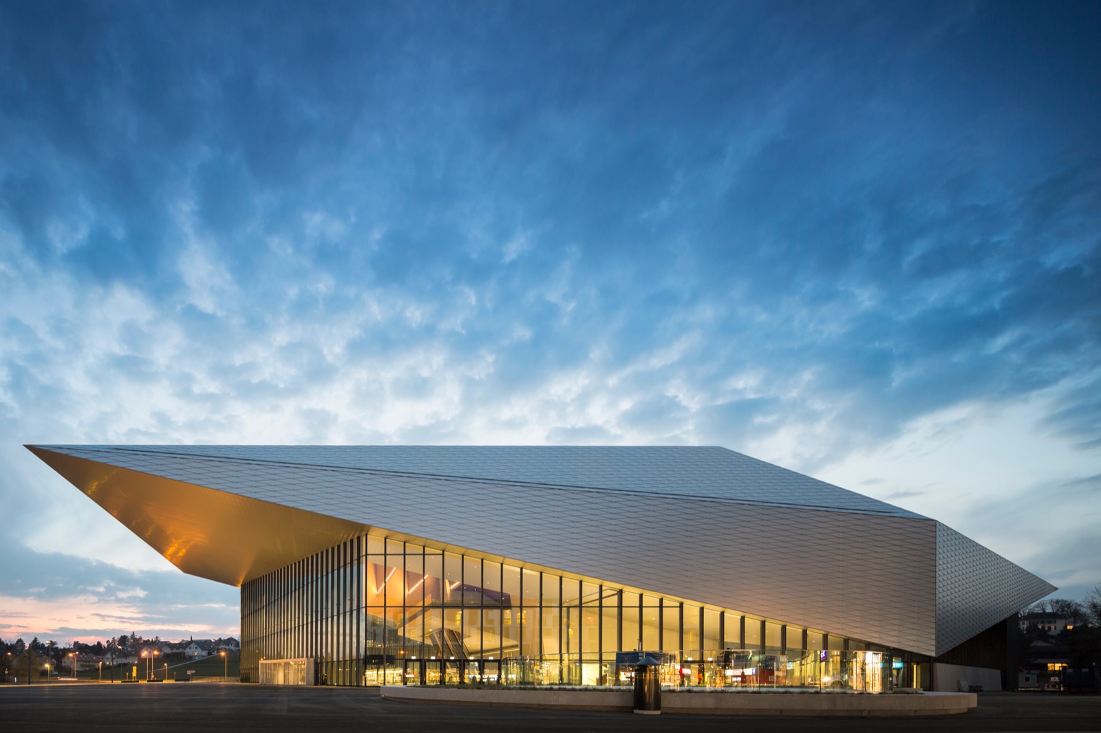 SwissTech Convention Center on the EPFL campus